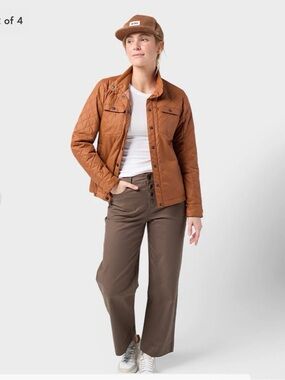 NWT Stio Skycrest Insulated Shirt Jacket in Color Mustang Size M